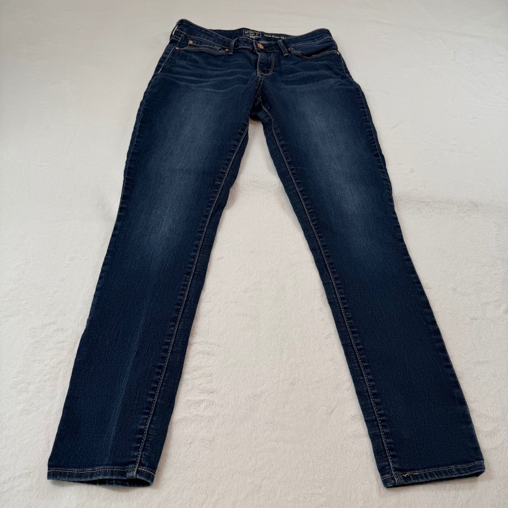 Signature by Levi Straus & Co Gold Label Mid-Rise Skinny Jean Women 29 Dark Wash